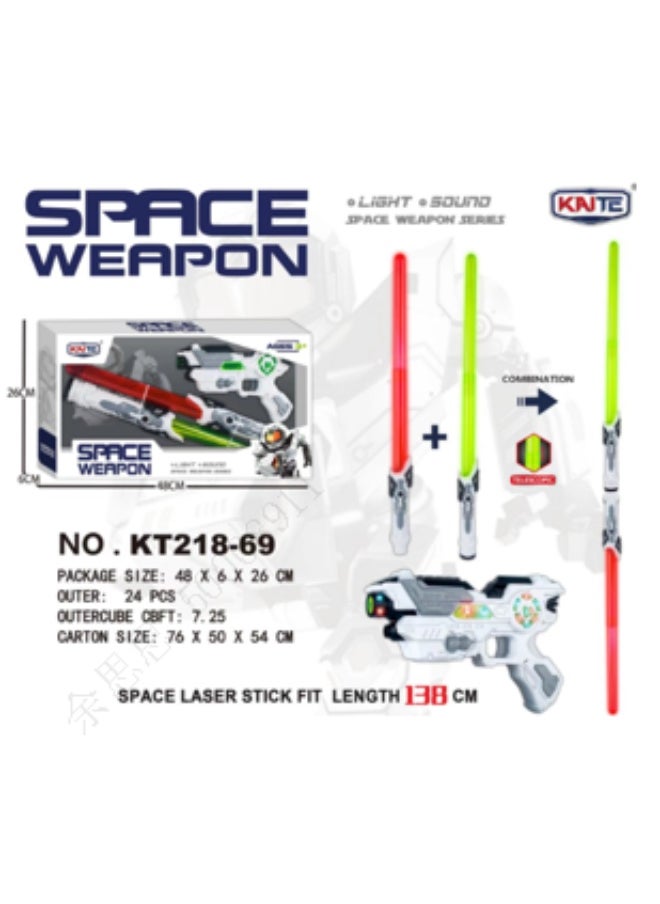 Outer Space Sound & Light Set (Gun & Sword)