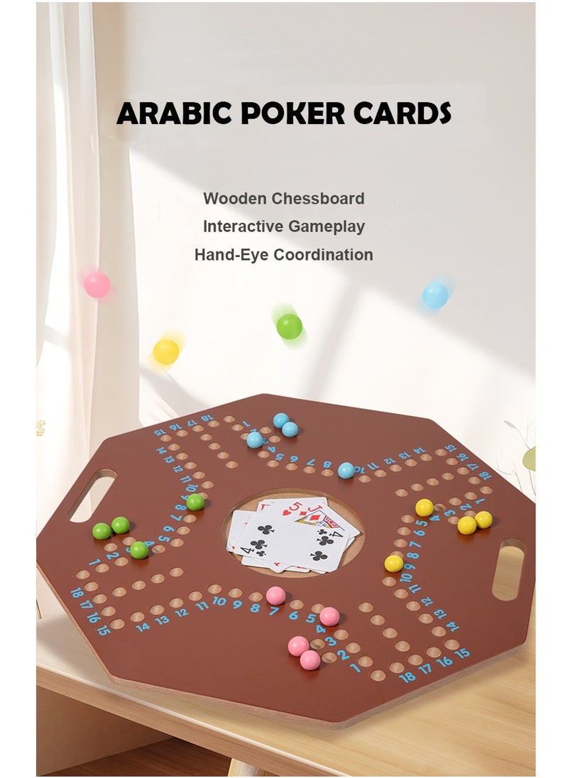 Board Game Card Game Jackaroo Arabic Pinball Card Game Family Entertainment Parent-Child Toys  with Playing Cards