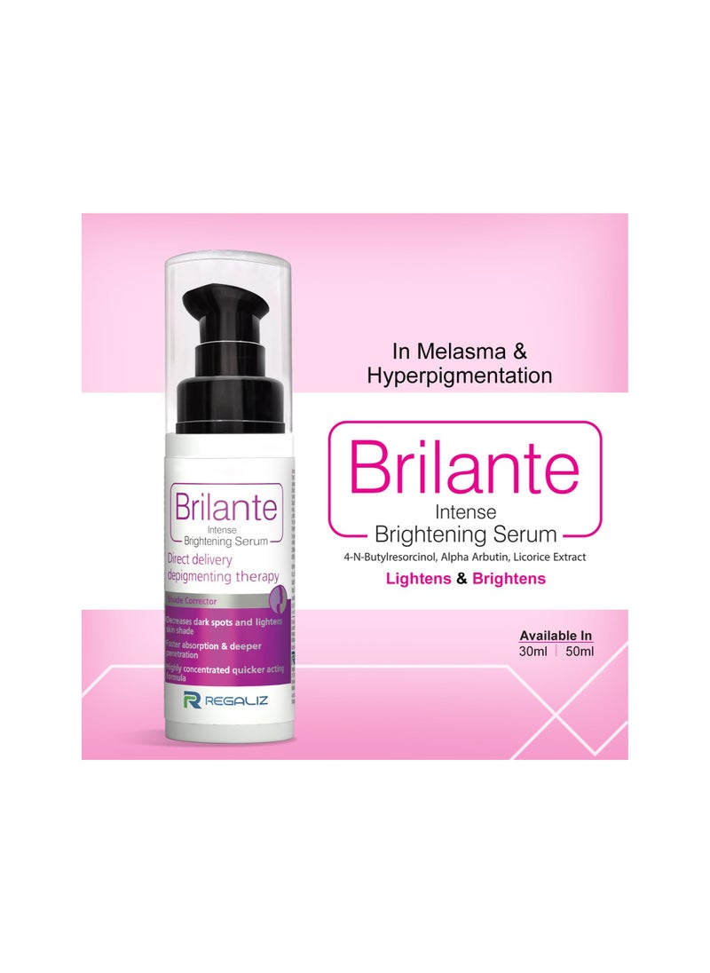Regaliz Brilante Intense Brightening Serum | Advanced Dark Spot & Hyperpigmentation Treatment | Evens Skin Tone, Reduces Acne Scars, and Enhances Radiance | 50ml