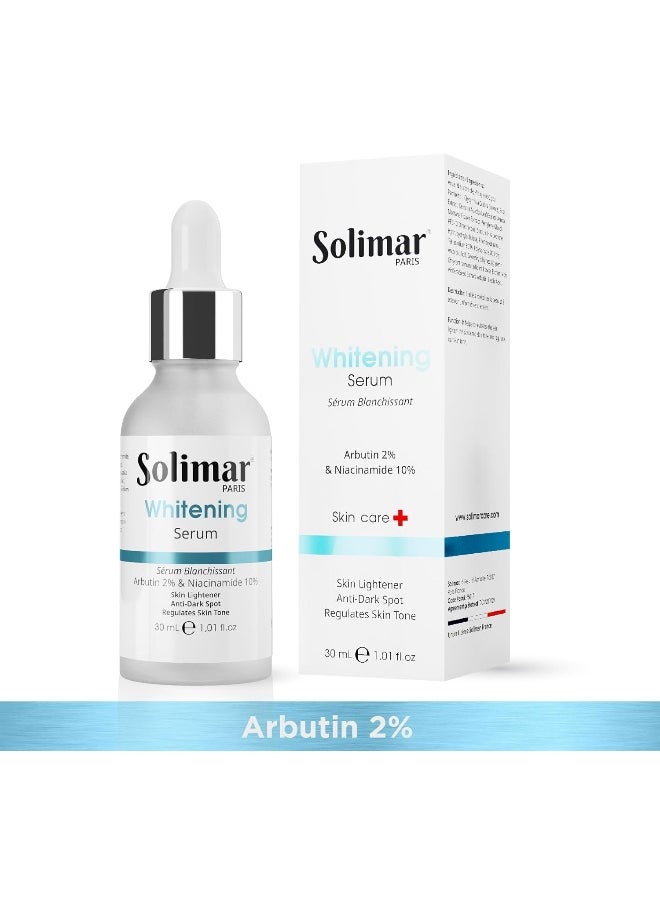 Solimar Paris Whitening Serum 30ml | Supports Skin Lightening & Brightening, Reduces Hyperpigmentation And Dark Spots