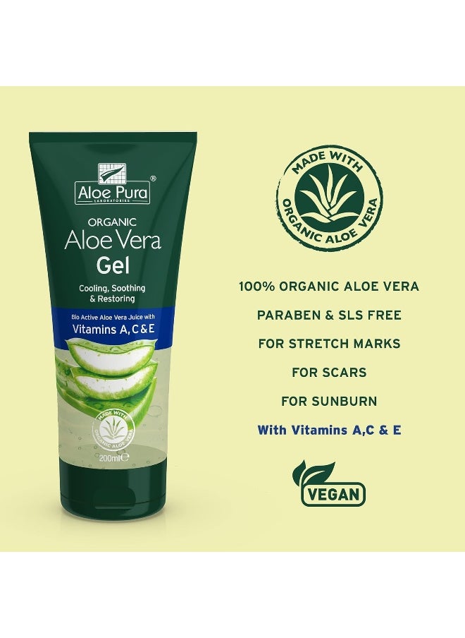 Aloe Pura Vera Gel & Vitamin A, C & E 200ml