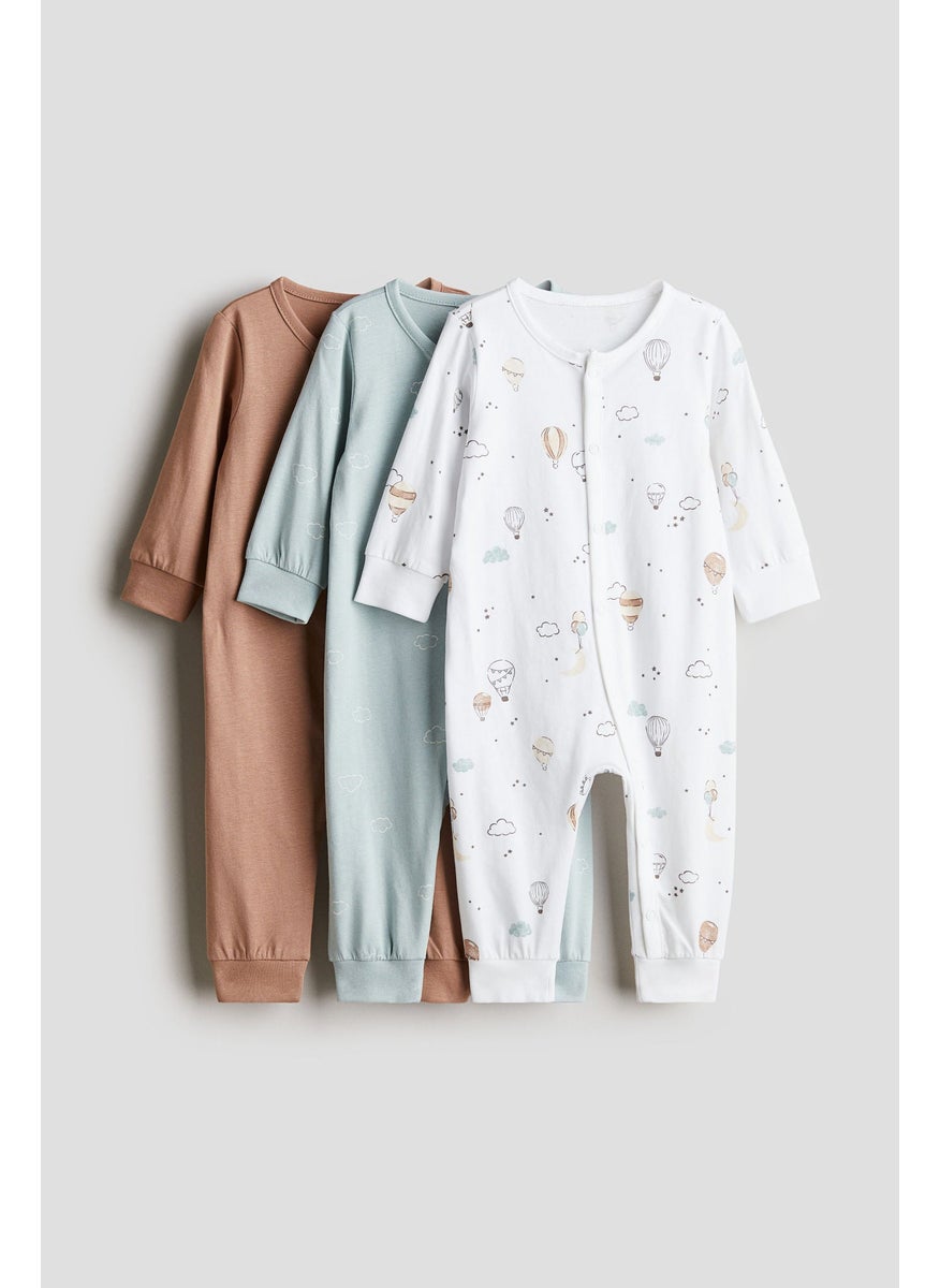 3-Pack Cotton Pyjamas