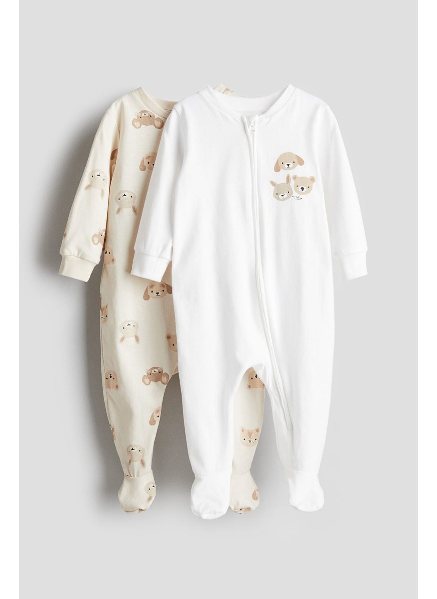 2-Pack Zip-Up Sleepsuits