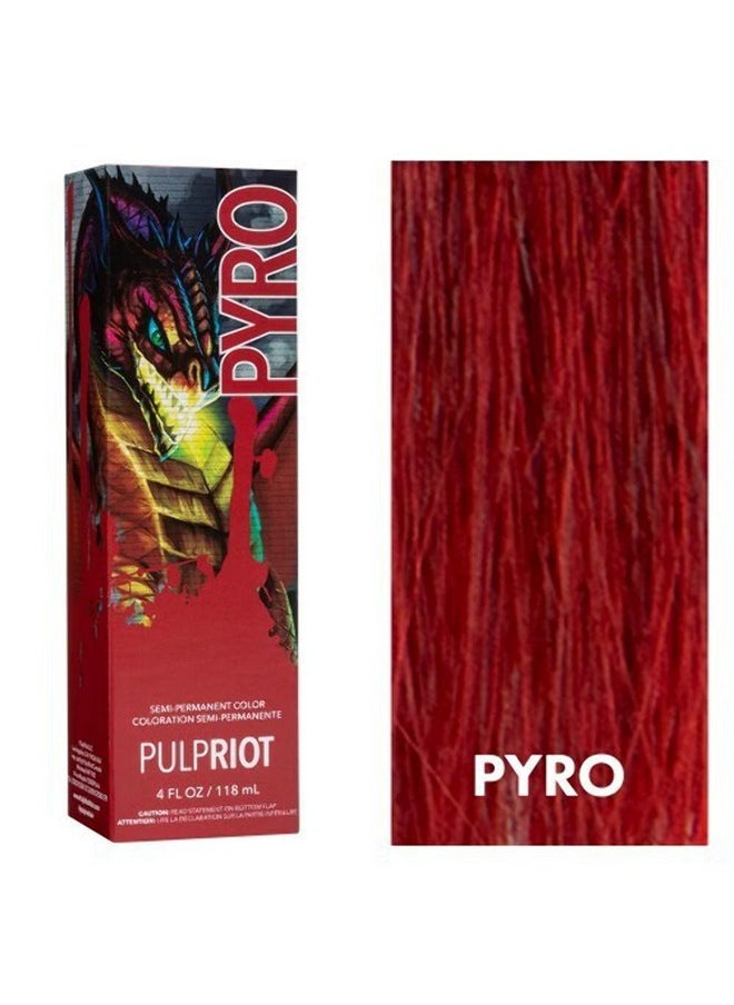 Pulp Riot Semi-Permanent Hair Color 4Oz- Pyro, 4 Fl Oz (Pack Of 1)