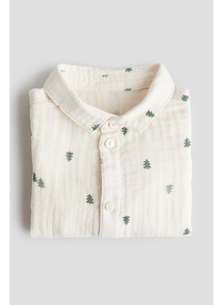 Cotton Muslin Shirt