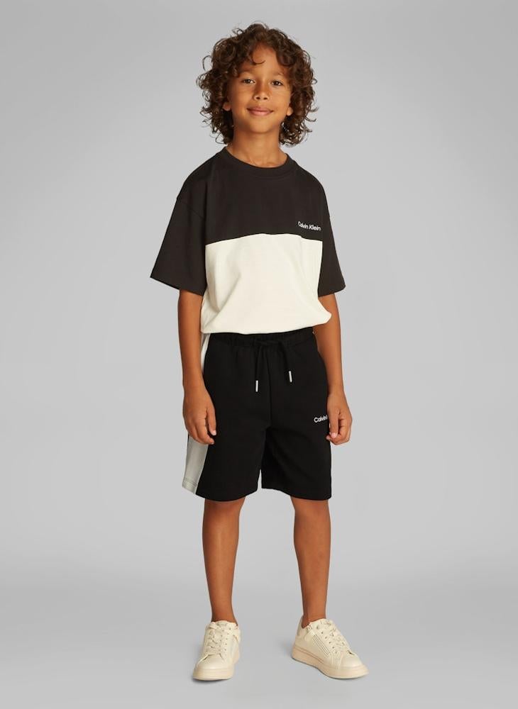 Kids Logo Detailed Shorts