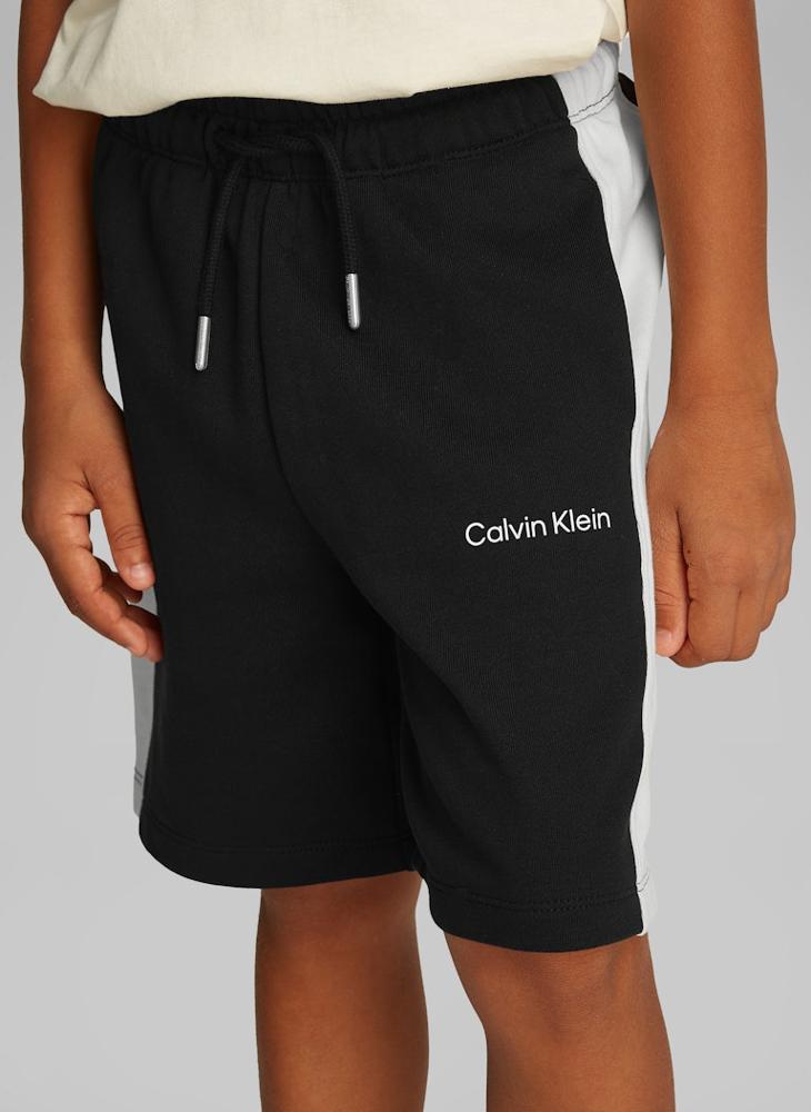 Kids Logo Detailed Shorts