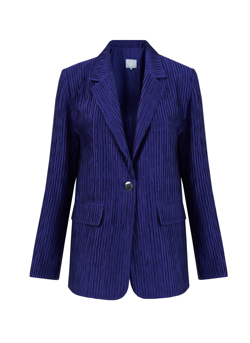 Plisse Blazer