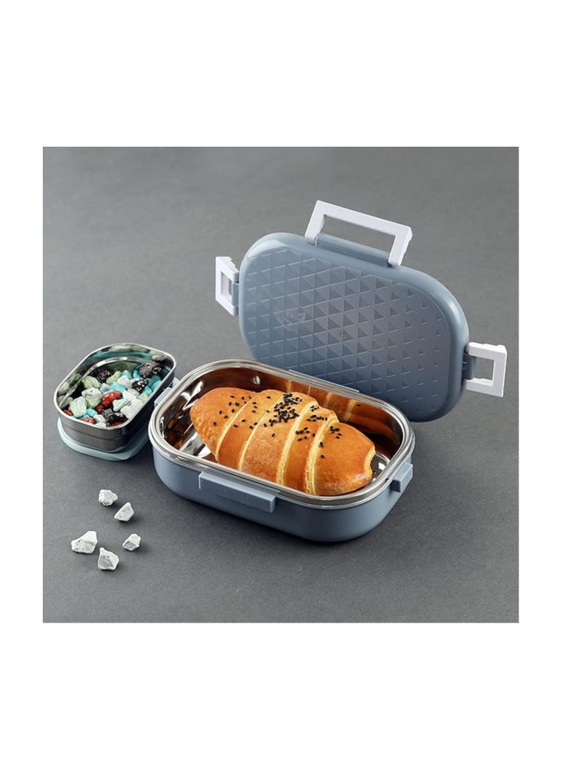 Cello Altro NEO Lunch Box - 2 Pieces, Neo Grey