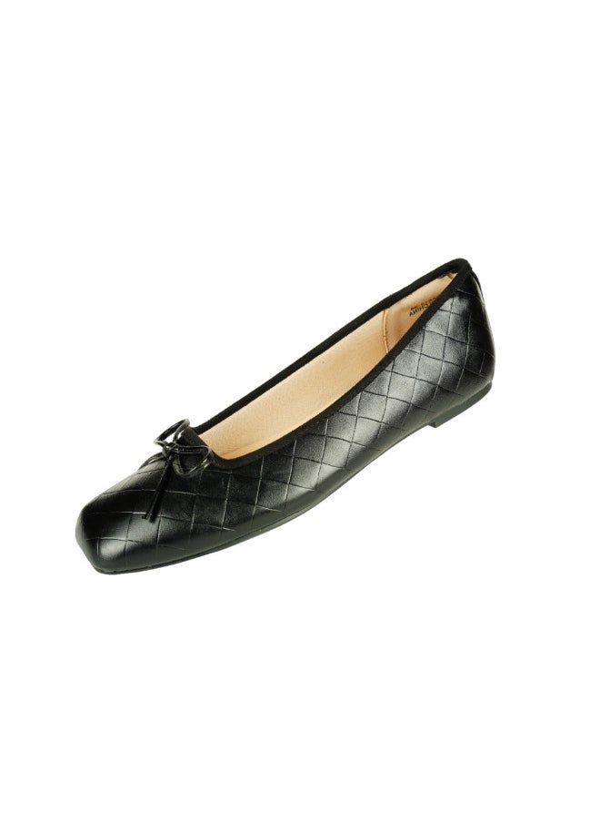 092-2688 Michelle Morgan Ladies Flat Casual Shoes 219RA013 Black