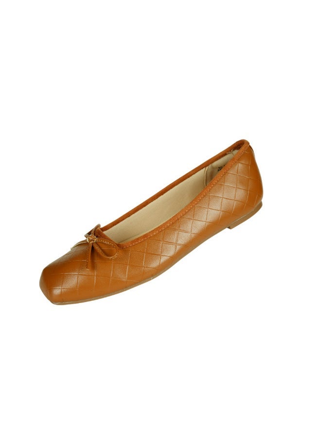 092-2689 Michelle Morgan Ladies Flat Casual Shoes 219RA013 Light Brown