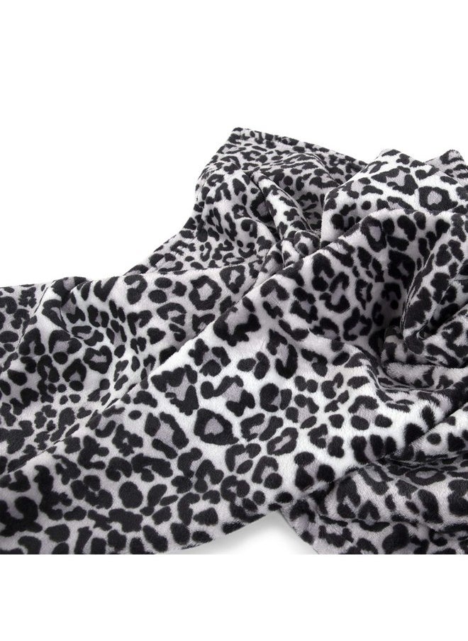 Tadpoles Super Soft Baby Blanket - Snow Leopard Print | 30