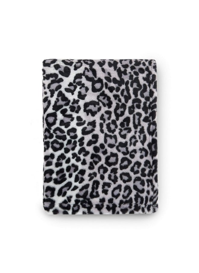 Tadpoles Super Soft Baby Blanket - Snow Leopard Print | 30