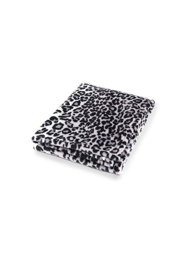 Tadpoles Super Soft Baby Blanket - Snow Leopard Print | 30