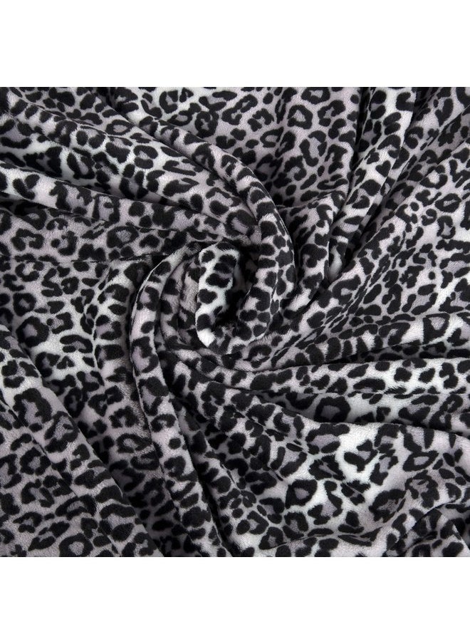 Tadpoles Super Soft Baby Blanket - Snow Leopard Print | 30