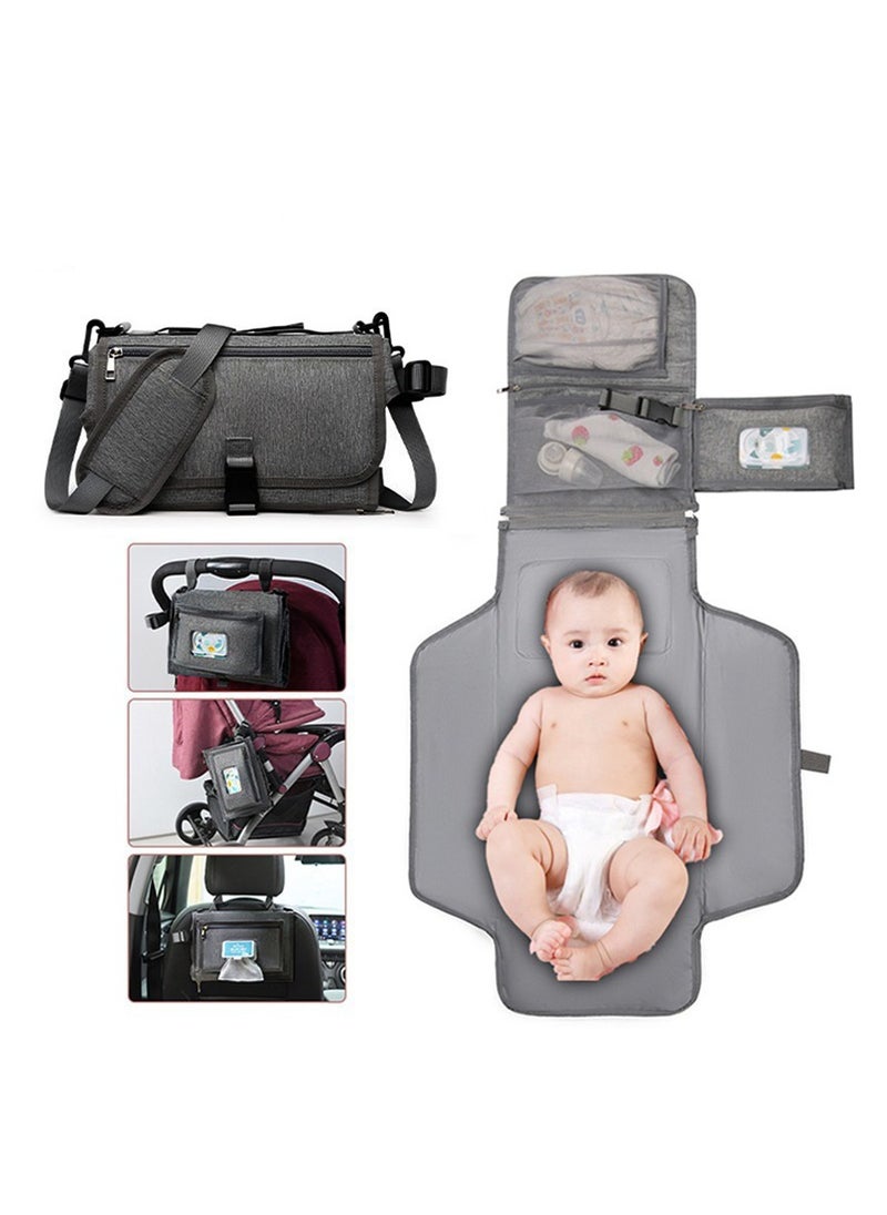 Portable and Foldable Waterproof Baby Diaper Changing Mat Sheet, Non-Toxic, BPA free ﻿