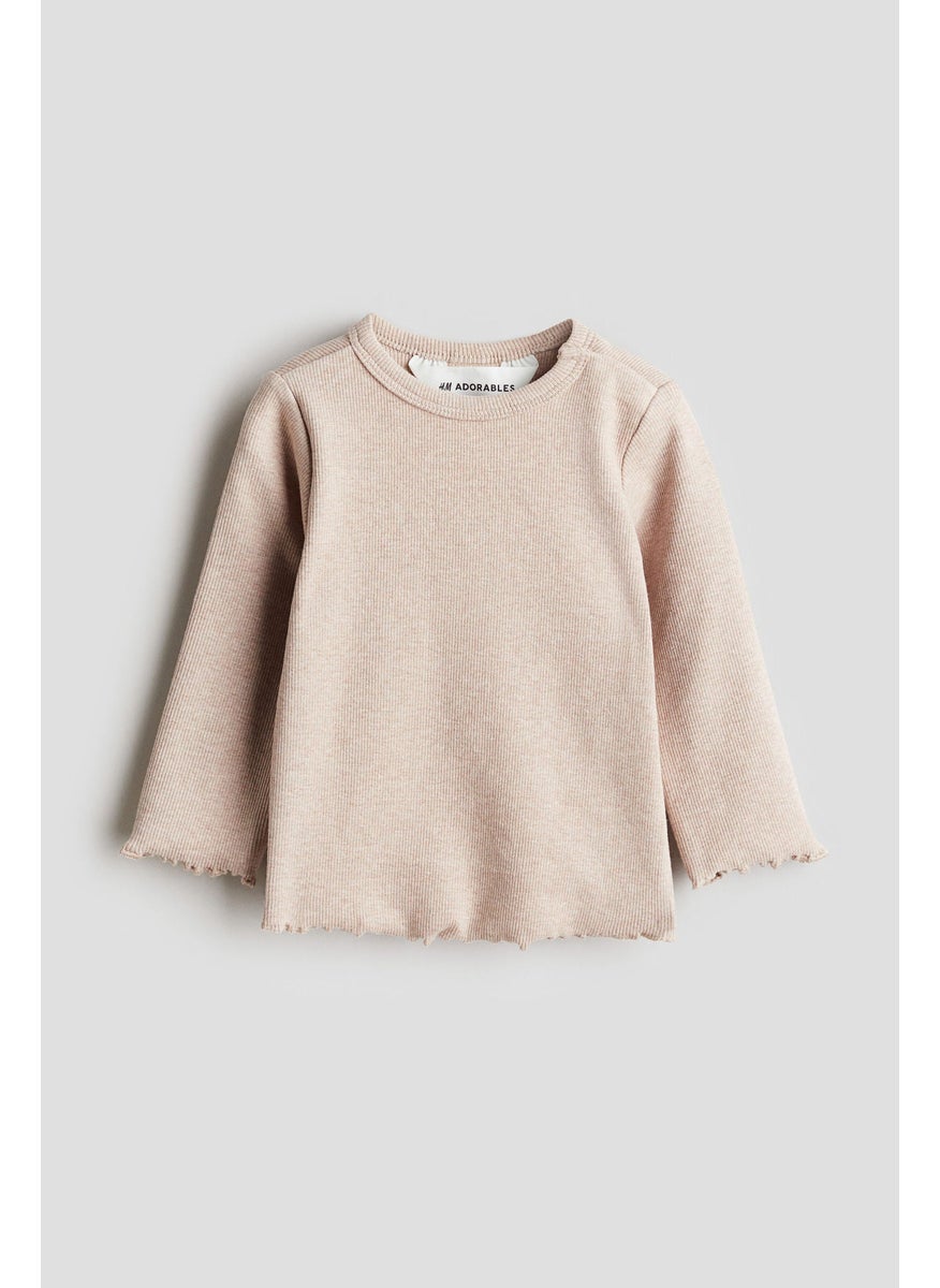 Ribbed Cotton Top