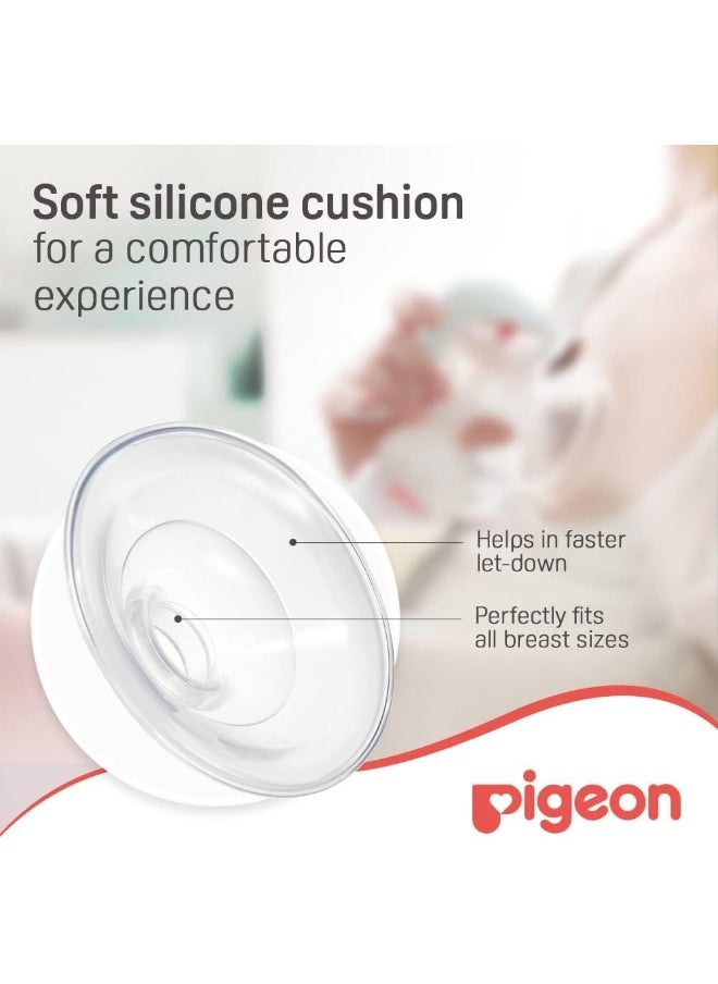 Pigeon Manual Breast Pump Basic, Easy Express Handle, Advanced Sealing Air Cushion