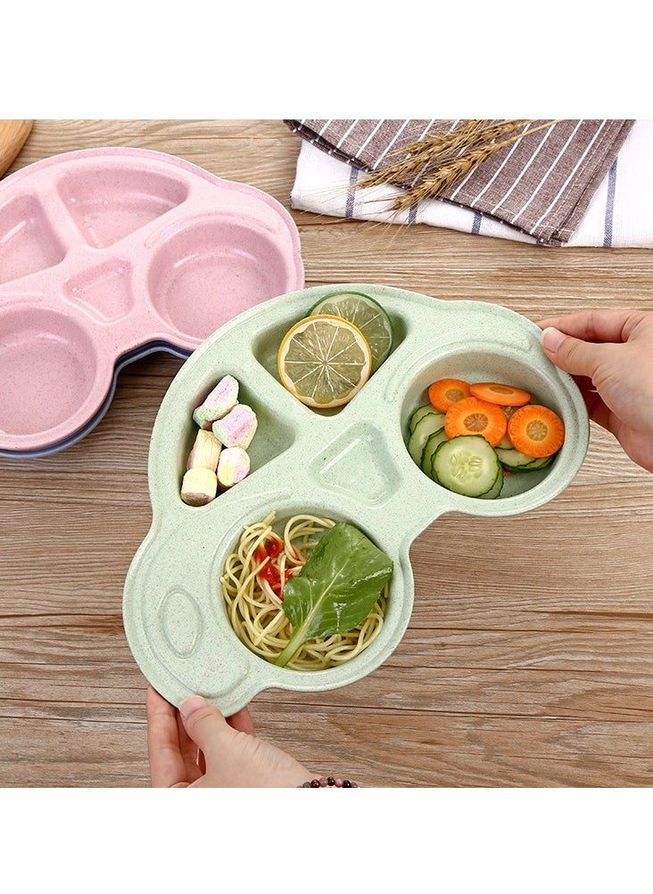 Baby Food Fruit Plate, Cute Car Shaped Meal Tray, Lightweight And Portable Toddler Feeding Plate, Safe And Durable Baby Food Tray Toddlers Babies Children, (1pc, Blue)