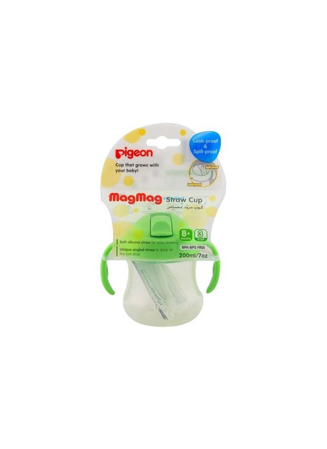 Pigeon Mag Mag Straw Cup (Green)