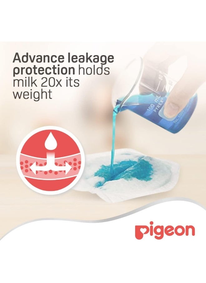 Pigeon Breast Pad, Honeycomb, Ultra-Slim And Light, Leak Proof Coverage, Quick Absorbency, 60 Pcs, White