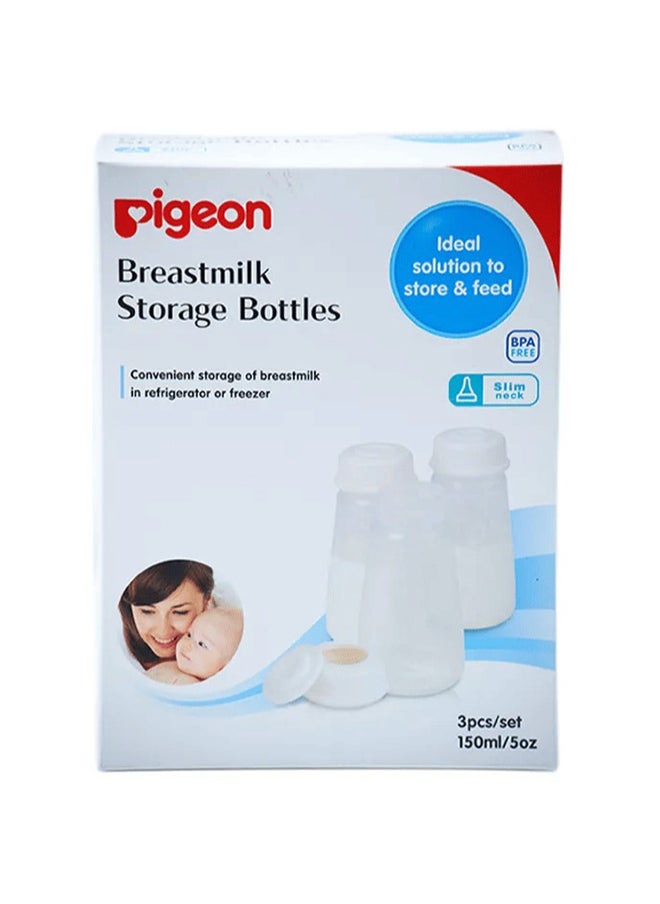 PIGEON MILK STORAGE BOTTLES (3PCS / PACK)