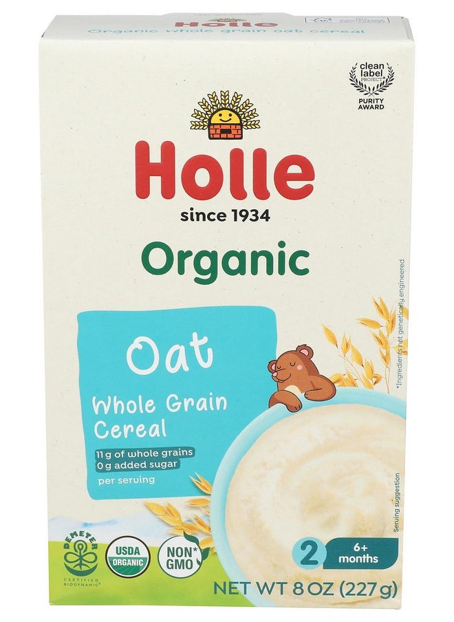 Holle Organic Wholegrain Oat Cereal, 8 OZ