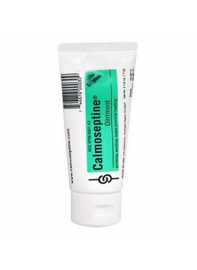 Calmoseptine Diaper Rash Ointment, 2.5 oz (Pack of 3), Moisturizing, Relieves Skin Irritation, Anti-Inflammatory, Ointment