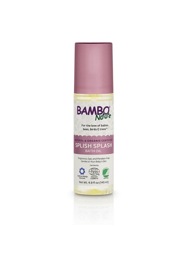 Bambo Nature Splish Splash Bath Oil, 4.9 fl oz, 6 Count (1 Pack of 6 Bottles)
