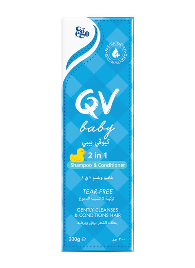 EGO QV BABY 2 IN 1 SHAMPOO & COND 200ML