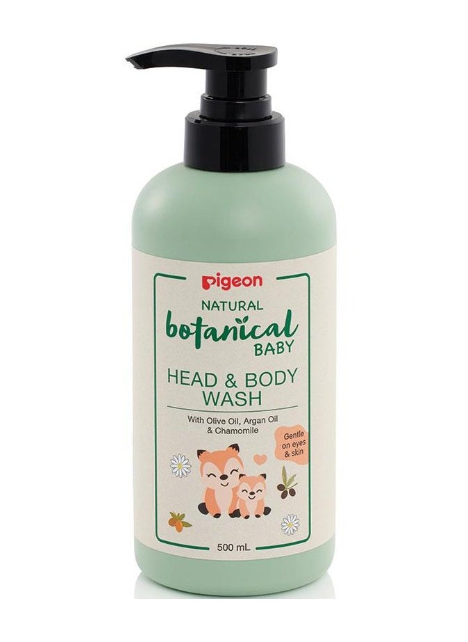 Pigeon Natural Botanical Baby Skincare Head & Body Wash 500ml