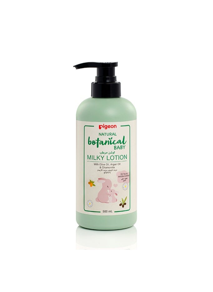 Pigeon Natural Botanical Baby Milky Lotion 500ml