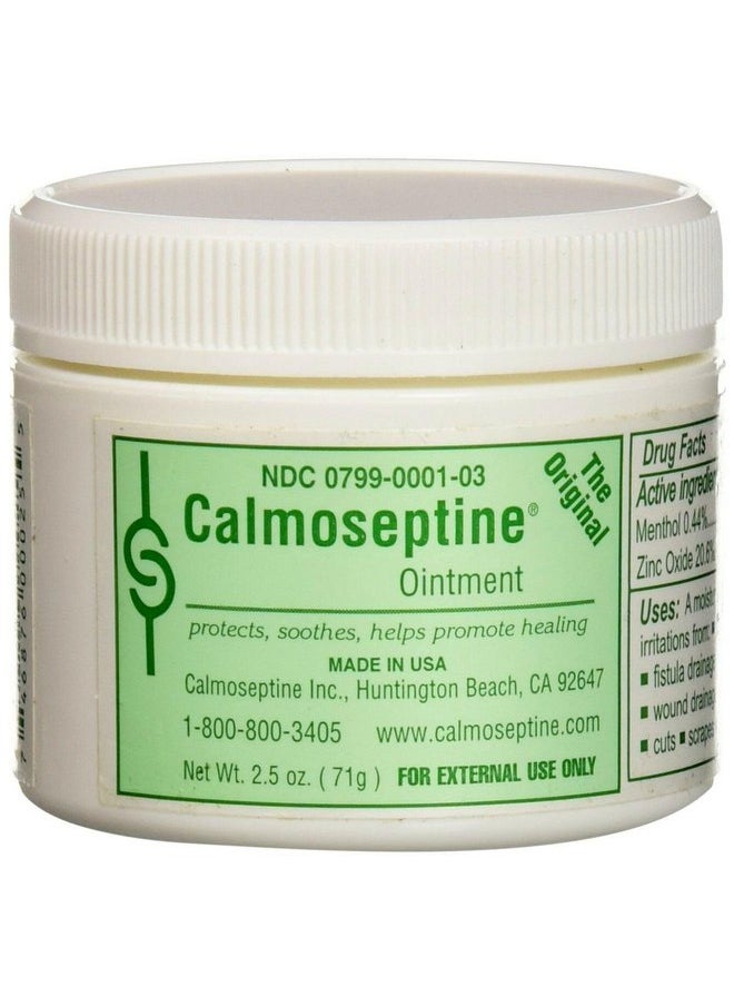 Calmoseptine Calmoseptine Diaper Rash Ointment Jar, 2.5 oz (Pack of 3) by Calmoseptine
