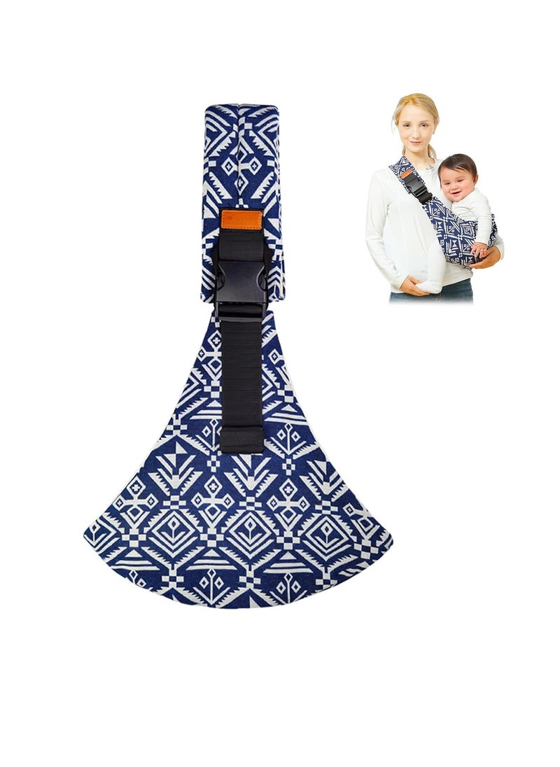 Baby Sling Carrier, Portable Lightweight Hip Seat Carrier, Non Slip Newborn Baby Carrier, Comfortable And Durable Child Shoulder Carrier For Newborn Toddlers, (1pc, Blue Sailboat)