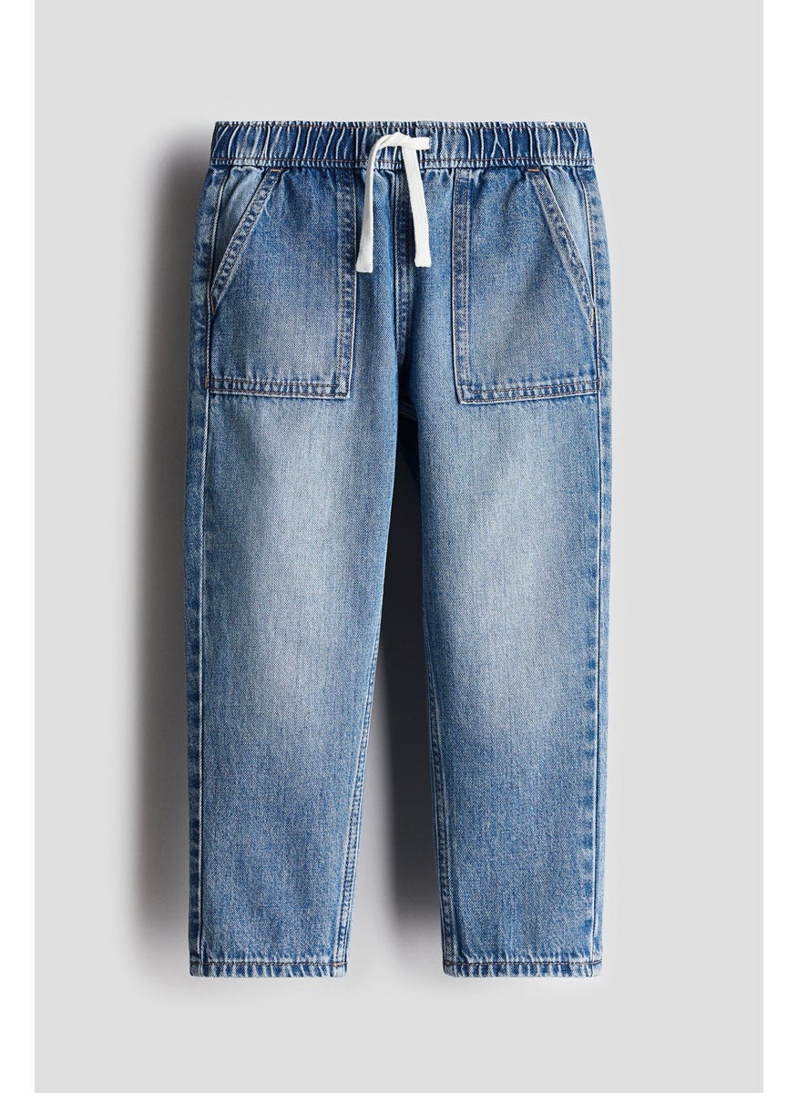 Cotton Denim Trousers