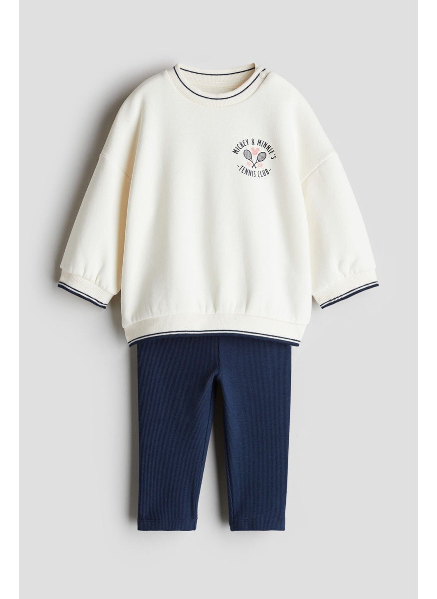 2-Piece Sweatshirt And Leggings Set