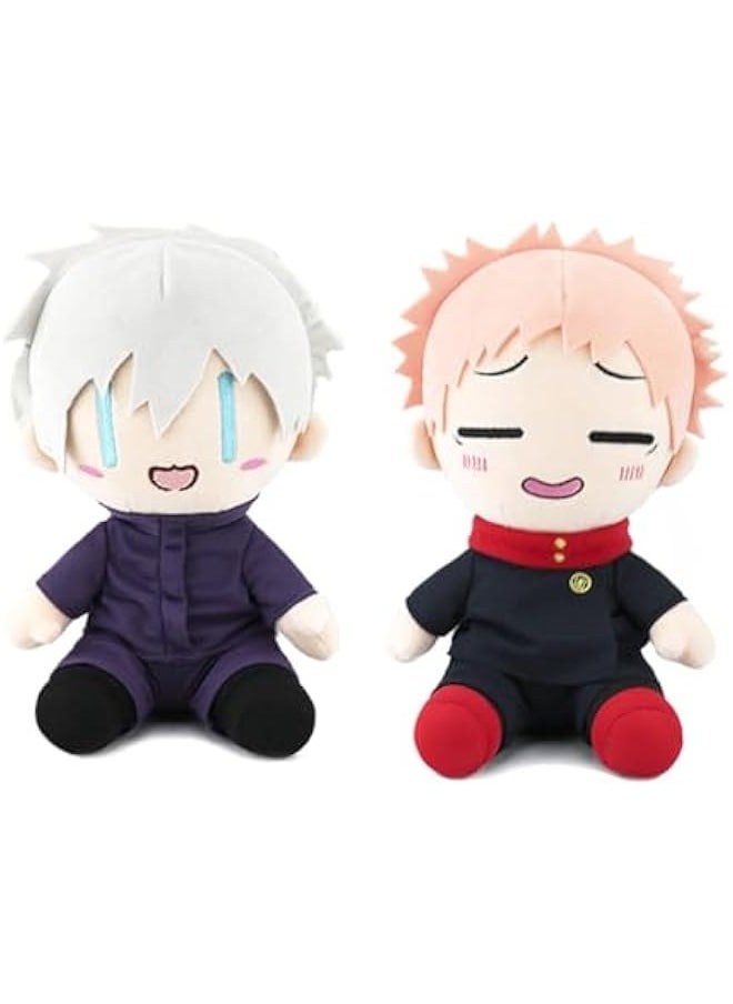 Anime JJK Geto Suguru Plush Figure 23cm Itadori Yuji Fushiguro Megumi Cute Soft Stuffed Figure Pillow Cushion for Sofa Home Decoration Collection Gift