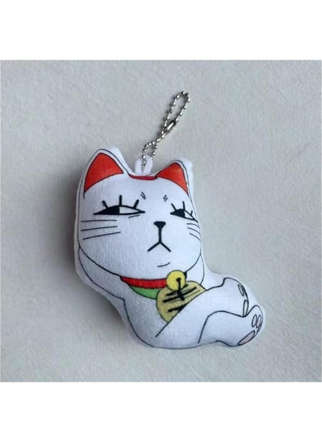 4Pcs Turbo Granny Plush Pillow Anime Stuffed Soft Figure Turbo Granny Animal Cat Cartoon Plush Keychain Pendant Collectible Gift for Fans, 8cm