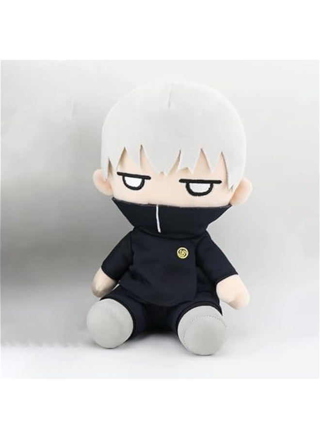 Anime JJK Geto Suguru Plush Figure 23cm Itadori Yuji Fushiguro Megumi Cute Soft Stuffed Figure Pillow Cushion for Sofa Home Decoration Collection Gift