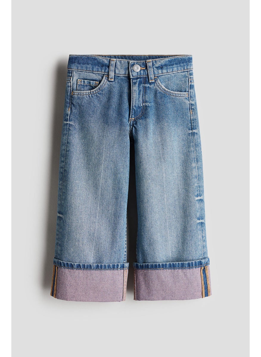 Wide Leg Ankle Jeans