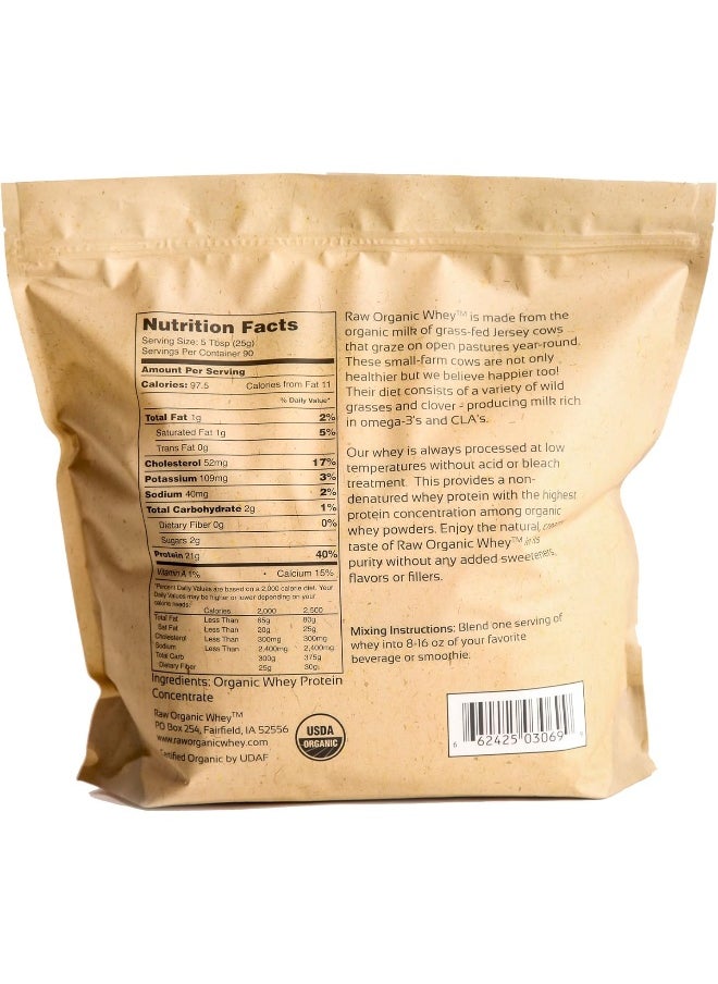 5LB - USDA Certified Organic Whey Protein Powder