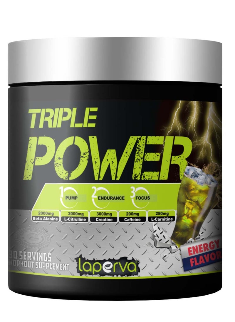 Laperva Triple Power 30 Servings Energy Flavour 300g