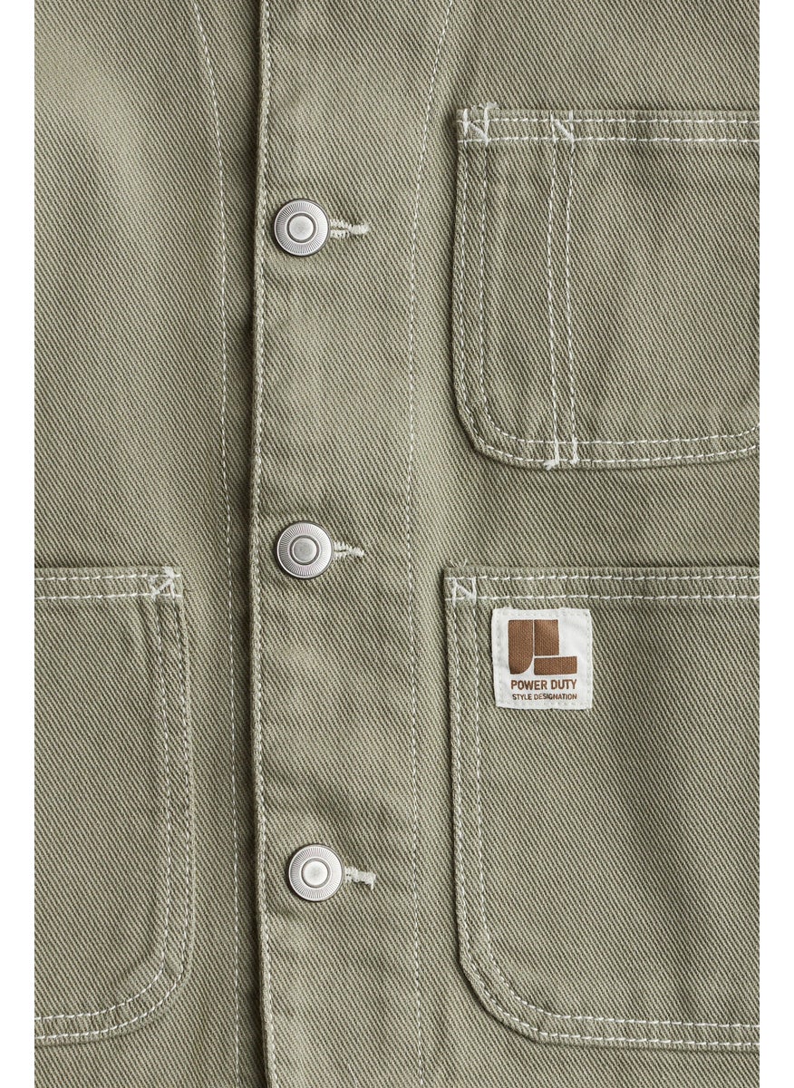 Cotton Twill Shacket