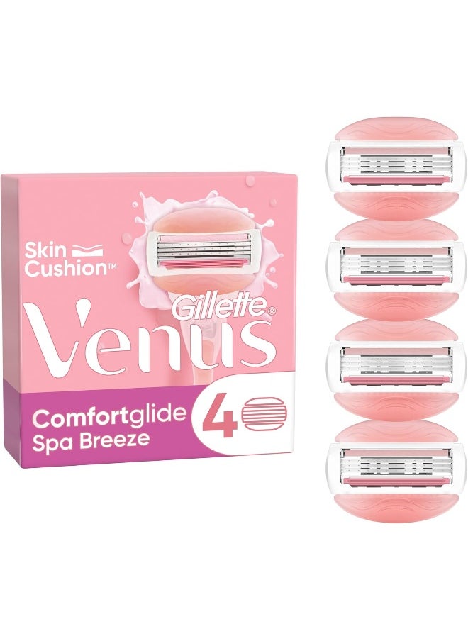 Gillette Venus Spa Breeze Women's Razor Blade Refills 4pcs