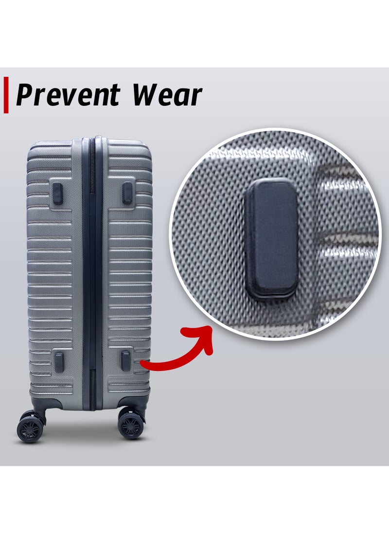 Lightweight Luggage Hard Shell Trolly with smooth spinner wheels and secured combination lock ABS Suitcases for travel