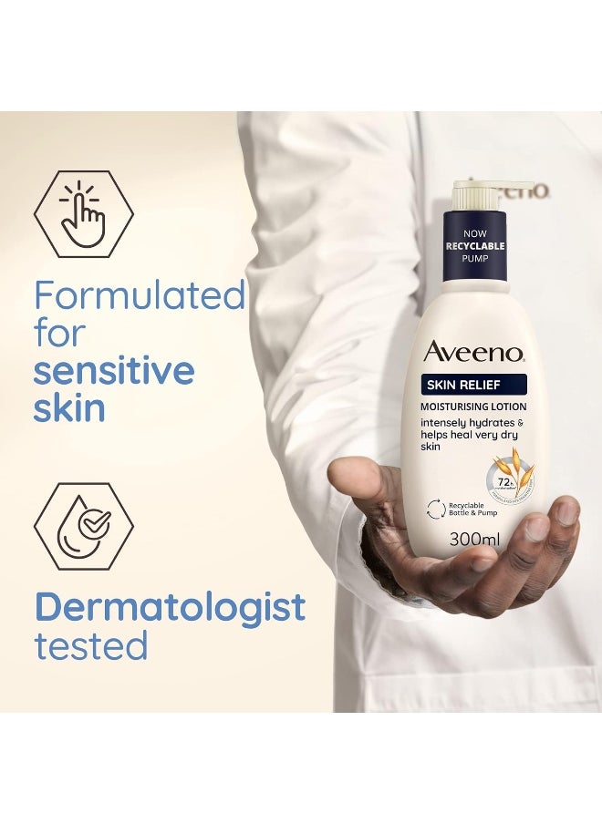 Aveeno Body Lotion Skin Relief Nourishing, 300 ml