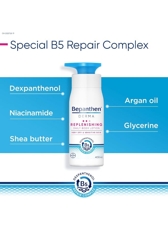 Bepanthen DERMA Replenishing Body Lotion 400ml