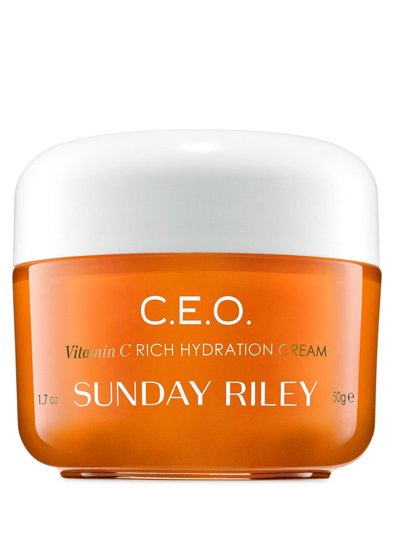 SUNDAY RILEY C.E.O. Vitamin C Rich Hydration Cream 1.7 Oz