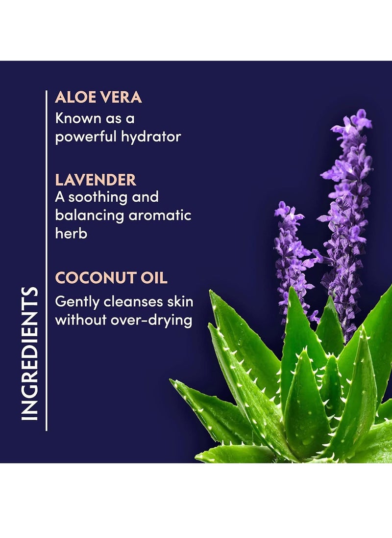 Naturopathica Aloe Vera Cleansing Gel, Facial Cleanser with Aloe Vera and Lavender, Clarifying Face Wash for Men and Women, Travel Size Face Wash, 2 fl oz