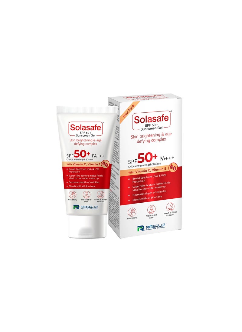 Solasafe Sunscreen SPF 50 | Broad Spectrum UVA & UVB Protection | Lightweight, Non-Greasy Formula